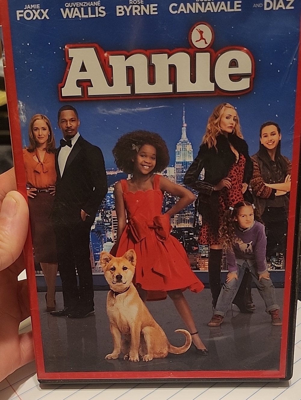 Annie DVD Movie- Red Dress Poster Art